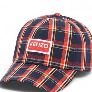 KENZO CHECKERED BASEBALL CAP - New With Tags